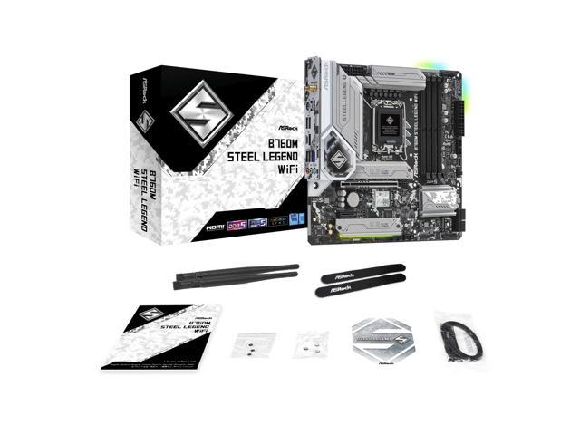 Asrock B M Steel Legend Wifi Lga Ddr Micro Atx Motherboard Newegg Com