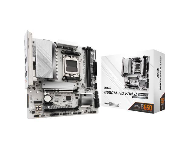 ASRock B650M-HDV/M.2 White Micro ATX Motherboard