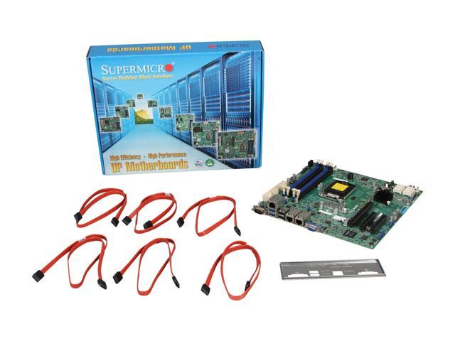 SUPERMICRO MBD-X10SLH-F-O uATX Server Motherboard - Newegg.com