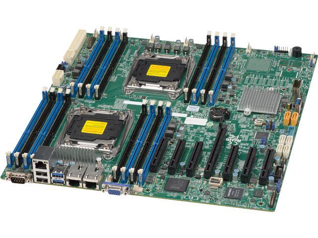 SUPERMICRO MBD-X10DRH-I-O Extended ATX Server Motherboard Dual LGA 2011 Intel C612