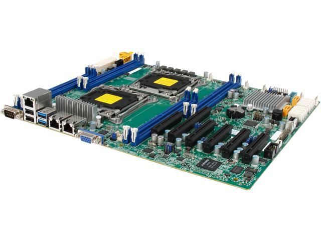 SUPERMICRO MBD-X10DRL-I ATX Server Motherboard Dual Socket LGA-2011-3  (Socket R3) Intel C612