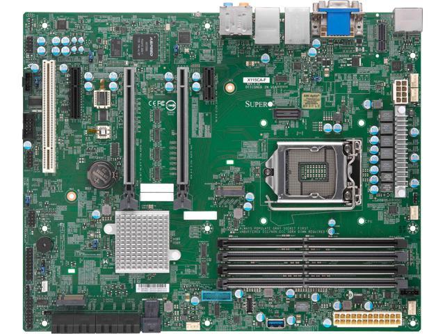 SUPERMICRO MBD-X11SCA-F-O LGA 1151 Intel C246 DDR4 U.2 M.2 DP HDMI