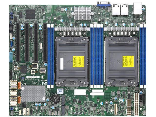 SUPERMICRO MBD-X12DPL-NT6 ATX Server Motherboard Dual Socket LGA-4189 (Socket P+) supported Intel C621A