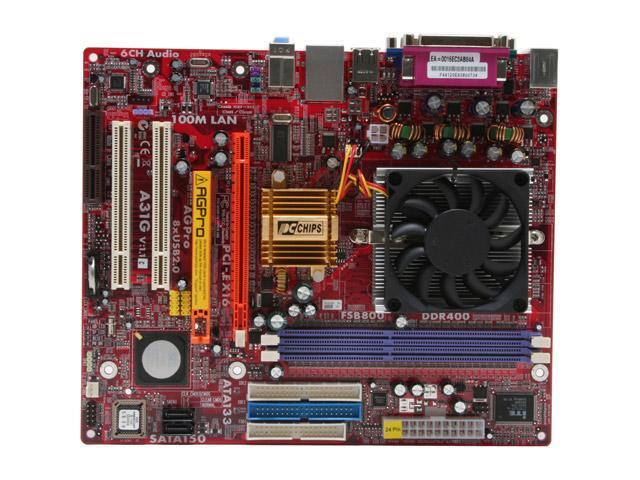 PC CHIPS A31G (V1.0) w/XPM 2800+ AMD K8 754 Micro ATX - Newegg.com