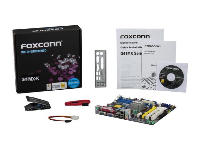 Foxconn G41MX-K LGA 775 Micro ATX Intel Motherboard - Newegg.com