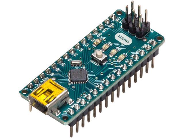 Arduino Nano Development Board ATmega328 MCU, 14 3.3V I/O, 6 PWM Outputs, USB Mini B