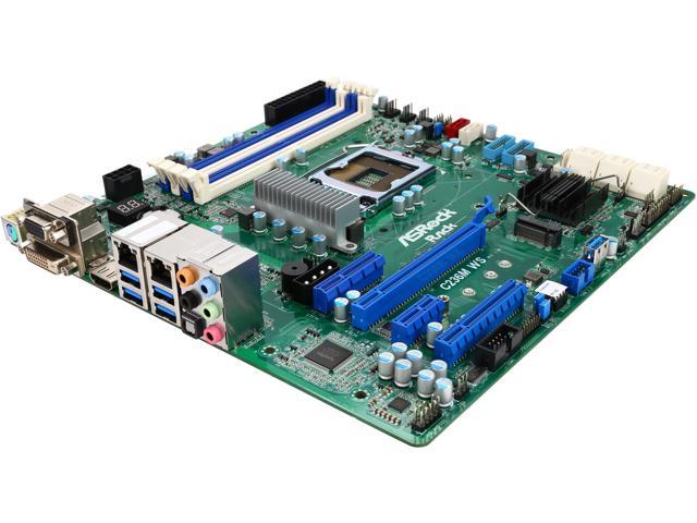 ASRock Rack C236M WS Micro ATX Server Motherboard LGA1151 Intel C236
