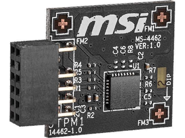 MSI Model TPM 2.0 MS 4462 TPM 2.0 Module