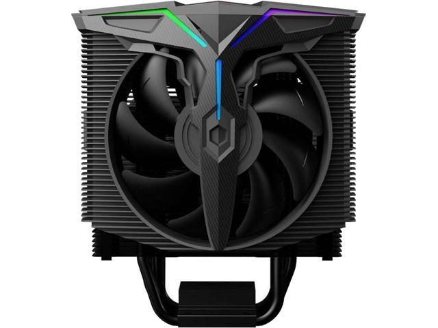 VICABO WINDWALKER F04 CPU Cooler Dual Fans Heatsinks Radiator ARGB Lighting Air Cooler PC Cooling 4 CDC Heatpipes, 120mm PWM Fan, Aluminum Fins for AMD Intel LGA 775 115X 1366 1200 2011, Core i3 i5 i7