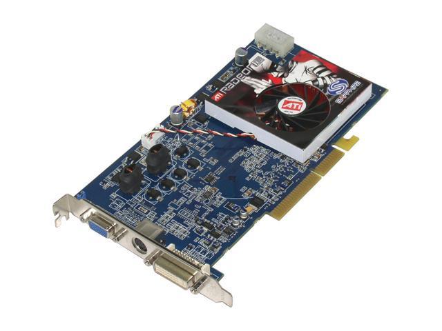 SAPPHIRE Radeon X800GTO 256MB GDDR3 AGP 4X/8X Video Card 100131L BLUE