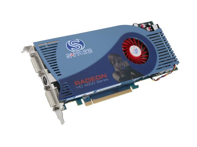 SAPPHIRE Radeon HD 4850 1GB GDDR3 PCI Express 2.0 x16 CrossFireX Support Video Card 100242-1GL