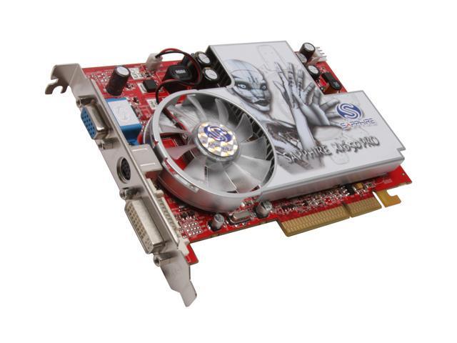 SAPPHIRE Radeon X1650PRO 512MB GDDR2 AGP 4X/8X Video Card 100275L