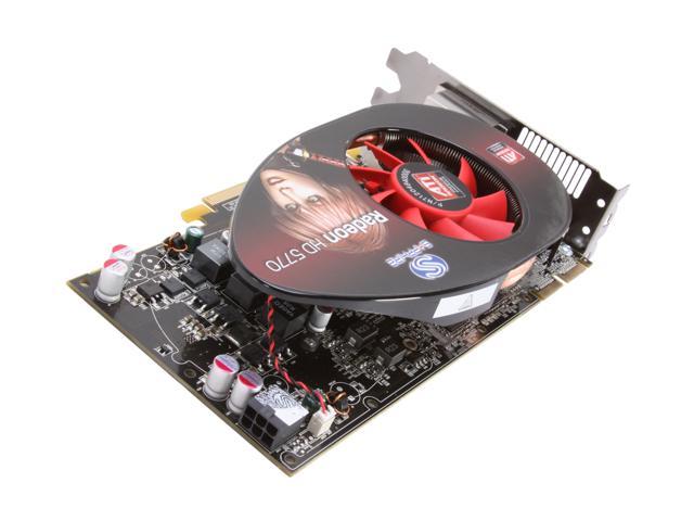 SAPPHIRE Radeon HD 5770 1GB GDDR5 PCI Express 2.0 x16 CrossFireX Support  Video Card 100283-2L