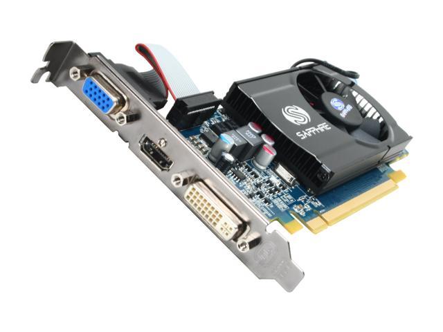 SAPPHIRE Radeon HD 5570 1GB DDR3 PCI Express 2.1 x16 Low Profile Ready Video Card 100293L