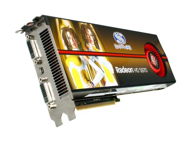 SAPPHIRE Radeon HD 5970 (Hemlock) 2GB GDDR5 PCI Express 2.1 x16 CrossFireX Support Video Card 100280SR