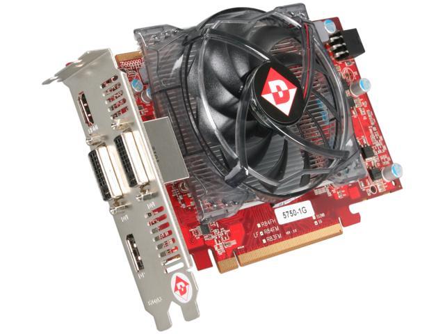 DIAMOND Radeon HD 5750 1GB GDDR5 PCI Express 2.0 x16 CrossFireX Support Video Card 5750PE51GSB - OEM