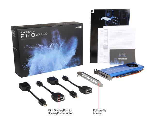 Radeon Pro WX 4100 100-506008 4GB 128-bit GDDR5 Low Profile 