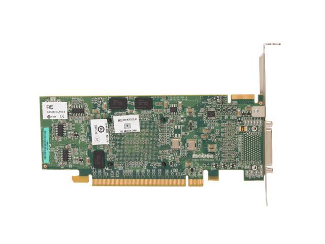 Matrox M9140-E512LAF 512MB GDDR2 PCI Express x16 Low Profile