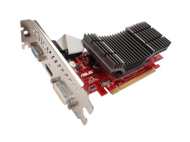 ASUS Radeon HD 3450 512MB GDDR2 PCI Express 2.0 x16 Low Profile Ready Video Card EAH3450 SILENT/DI/512MD2