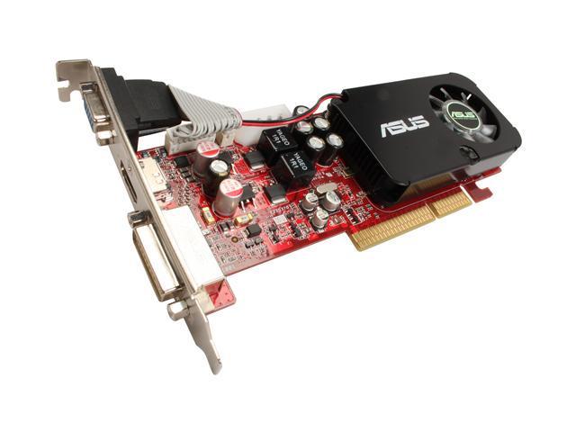 ASUS Radeon HD 3450 512MB DDR2 AGP 8X Low Profile Ready Video Card AH3450/DI/512MD2(LP)