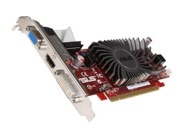 ASUS Radeon HD 5450 1GB DDR3 PCI Express 2.1 x16 Low Profile Ready Video Card EAH5450 SILENT/DI/1GD3(LP)