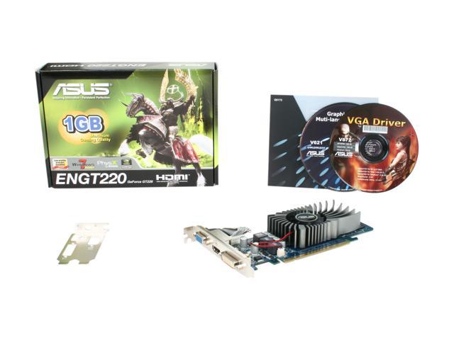 Open Box: ASUS GeForce GT 220 Video Card ENGT220/DI/1GD2(LP)/V2 ...