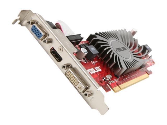 ASUS Radeon HD 5450 1GB DDR3 PCI Express 2.1 x16 Low Profile Ready Video Card EAH5450 SILENT/DI/1GD3(LP)