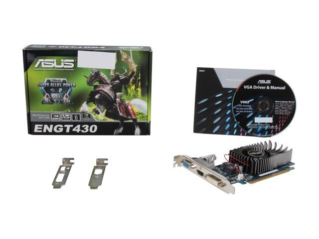 ASUS GeForce GT 430 Fermi Video Card ENGT430 DI 1GD3 MG LP