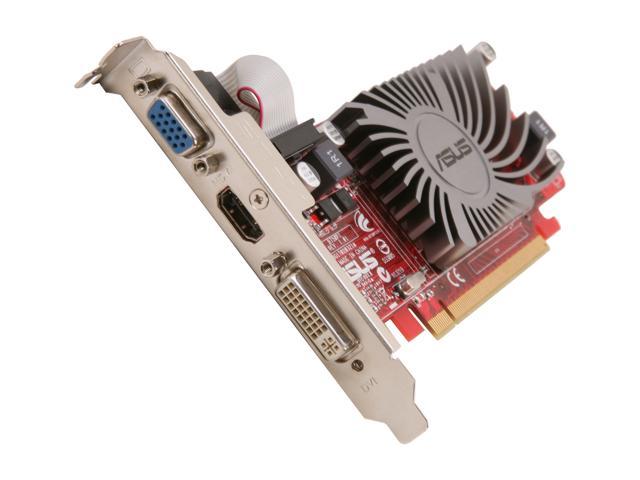 ASUS Radeon HD 5450 512MB DDR2 PCI Express 2.1 x16 Low Profile Ready Video Card EAH5450 SILENT/DI/512MD2/LP
