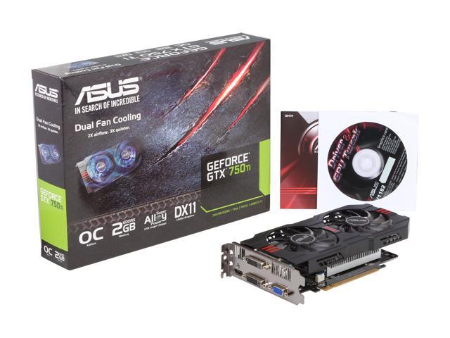 Used - Like New: ASUS GeForce GTX 750 Ti 2GB GDDR5 PCI Express 3.0