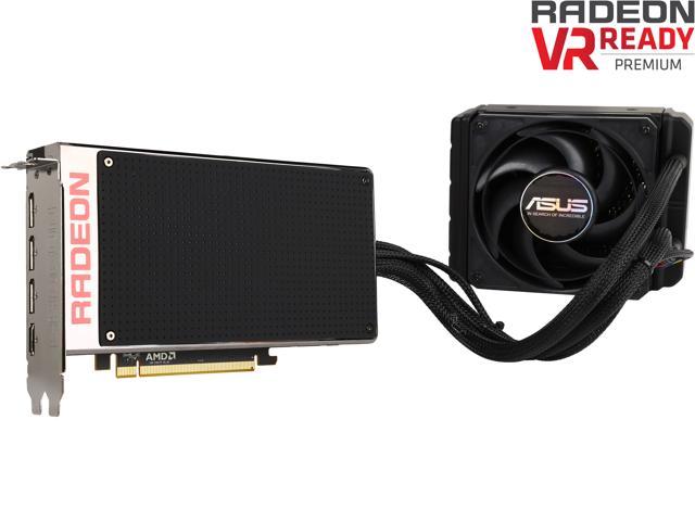 ASUS Radeon R9 Fury X 4GB HBM PCI Express 3.0 CrossFireX Support Video Card R9FURYX-4G