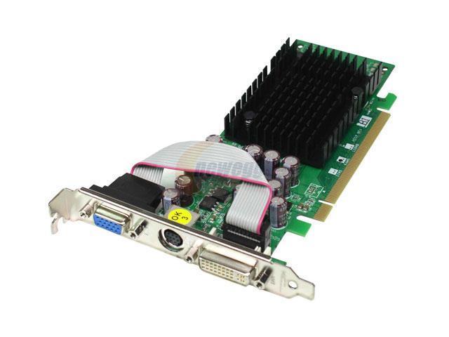Leadtek PX6200 TC-64-H GeForce 6200TC Supporting 256MB(64MB on board) 32-bit DDR PCI Express x16 Low Profile Video Card