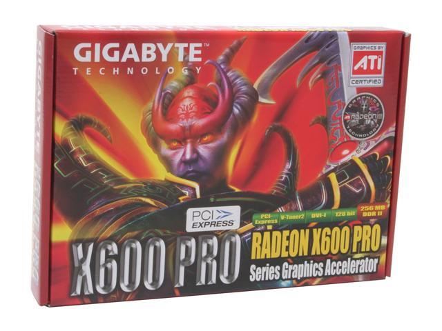 GIGABYTE Radeon X600PRO Video Card GV-RX60P256DP - Newegg.com