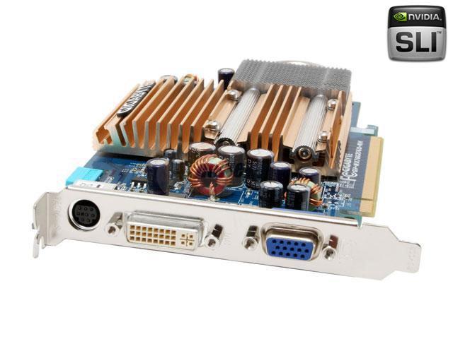 GIGABYTE GeForce 7600GS 256MB GDDR2 PCI Express x16 SLI Support Video Card GV-NX76G256D-RH