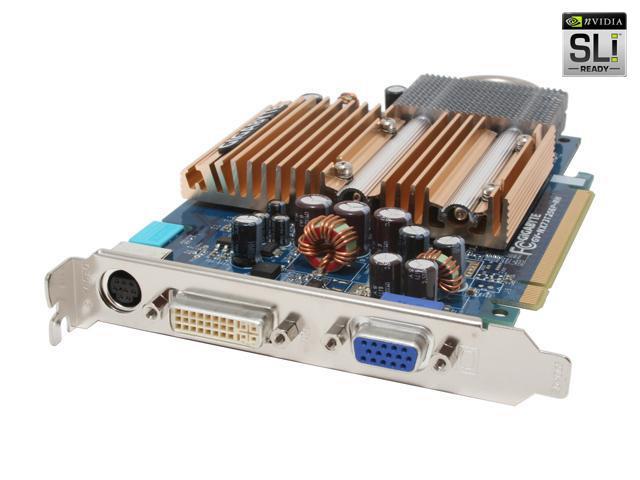 GIGABYTE GeForce 7300GT 256MB GDDR2 PCI Express x16 SLI Support Video Card GV-NX73T256P-RH