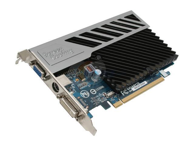 GIGABYTE Radeon HD 2400XT 256MB GDDR2 PCI Express x16 Video Card GV-RX24T256H