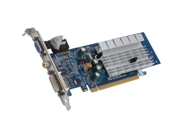 GIGABYTE GeForce 7200GS 256MB GDDR2 PCI Express x16 Video Card GV-NX72G512E2