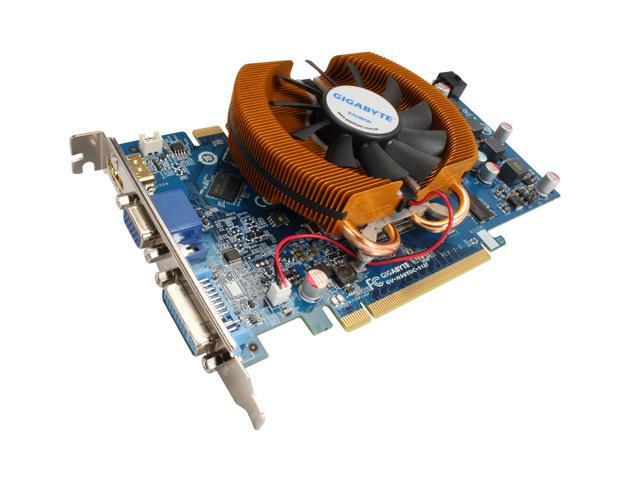 GIGABYTE GeForce 9800 GT 512MB GDDR3 PCI Express 2.0 x16 SLI Support Video Card GV-N98TOC-512I