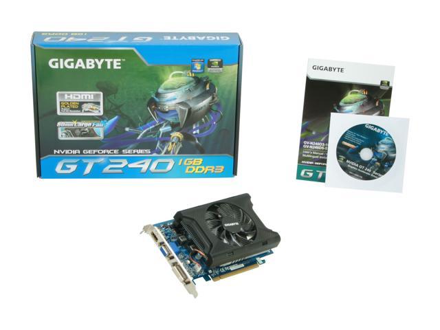 GIGABYTE GeForce GT 240 Video Card GV-N240D3-1GI - Newegg.ca