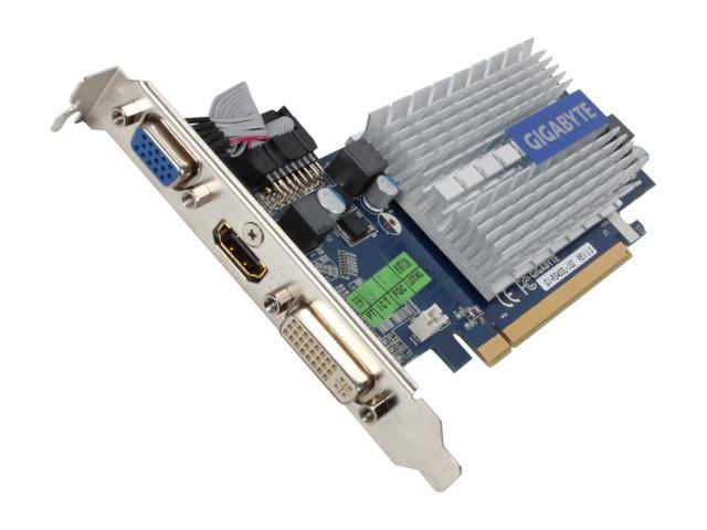 GIGABYTE Radeon HD 5450 1GB DDR3 PCI Express 2.1 x16 Low Profile Video Card GV-R545SL-1GI