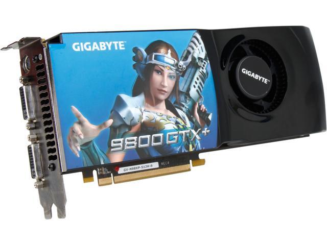 Refurbished: GIGABYTE GeForce 9800 GTX+ Graphics Card GV-N98XP512H-B ...