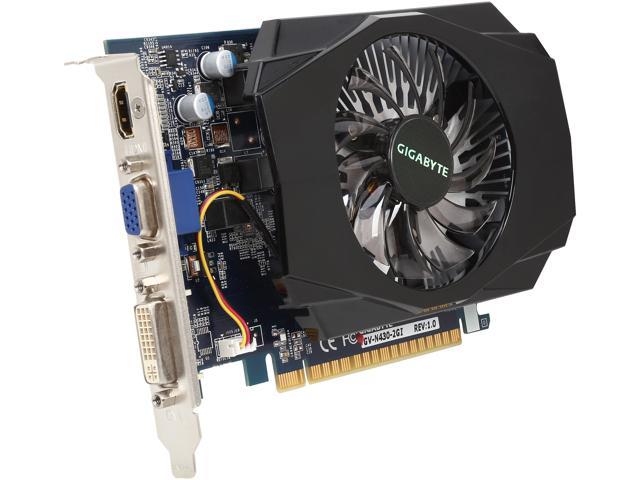 GIGABYTE GV-N430-2GI GeForce GT 430 (Fermi) 2GB 128-Bit DDR3 PCI Express 2.0 x16 HDCP Ready Video Card Manufactured Recertified