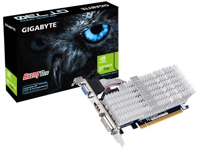 Gigabyte GV-N730SL-2GL GeForce GT 730 Graphic Card - 902 MHz Core - 2 GB DDR3 SDRAM - PCI Express 2.0 x8 - Low-profile