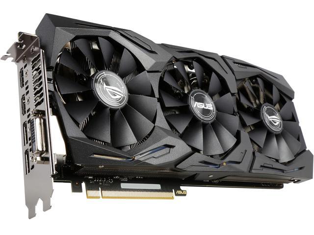 ASUS ROG GeForce GTX 1070 8GB GDDR5 PCI Express 3.0 Video Card