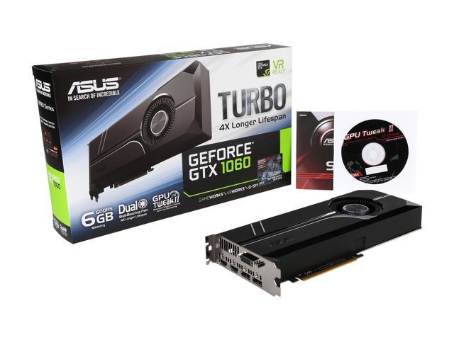 ASUS Turbo GeForce GTX 6GB GDDR5 PCI Express 3.0 Video Card TURBO- GTX1060-6G GPUs / Video Graphics Cards - Newegg.com