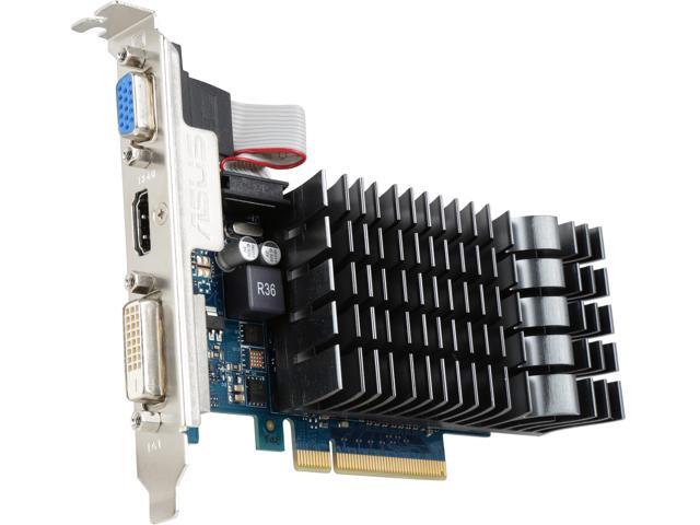 ASUS GeForce GT 730 1GB GDDR3 PCI Express 2.0 Plug-in Card Video Card GT730-SL-1GD3-BRK