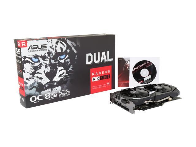 Open Box: ASUS Radeon RX 580 Video Card DUAL-RX580-O8G - Newegg.com