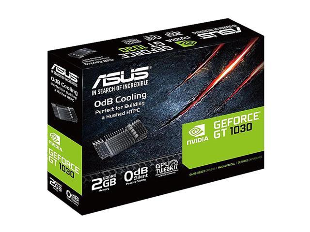 ASUS GeForce GT 1030 DirectX 12 GT1030-SL-2G-BRK 2GB 64-Bit GDDR5