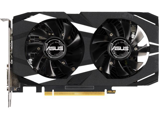 risiko magasin æstetisk ASUS GeForce GTX 1650 Overclocked 4GB Dual-fan Edition HDMI DP 1.4 DVI  Graphics Card (DUAL-GTX1650-O4G) - Newegg.com