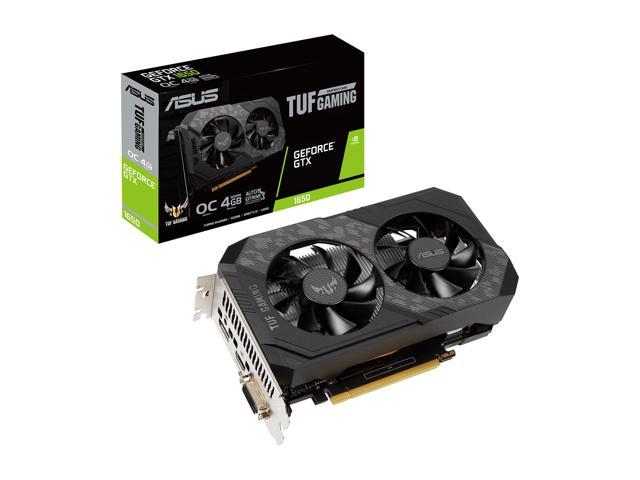 ASUS TUF Gaming GeForce GTX 1650 OC Edition 4GB GDDR6 PCI Express 3.0 Video  Card TUF-GTX1650-O4GD6-P-GAMING